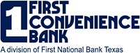 In the event of an unexpected. Home First National Bank Texas First Convenience Bank