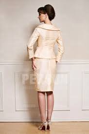 Contact robe, ensemble veste etc. Tailleur Chic En Taffetas Pour Mere De Mariee Persun Fr
