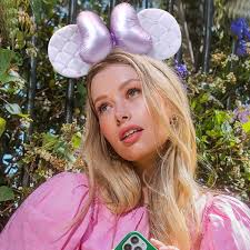 Japan Tokyo Disney Parks Resort Ribbon Purple Ears HeadBand Minnie Mouse  2024