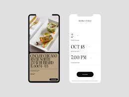 Restaurant Booking In 2020 Restaurant Booking App Design Inspiration