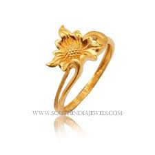 Gold Ring Design For Female Without Stone South India Jewels Gold Ring Designs Ring Design For Female Ring Designs