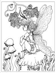 Fantasy child elves myths & legends adult coloring pages. Printable Fantasy Coloring Pages For Adults Coloring Home