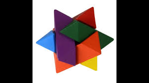 6 piece wooden puzzle solution. How To Solve The Star Puzzle Star Eraser Youtube