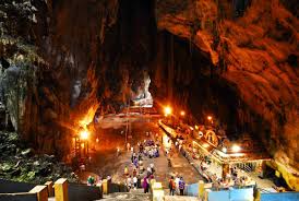 The 43 meters tall statue outside the temple batu caves has also been a site for rock climbing for the past 10 years. The Batu Caves In Malaysia