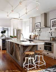 20 Gorgeous Ways To Add Reclaimed Wood To Your Kitchen Kitchen Island Design Kitchen Remodel Kitchen Inspirations
