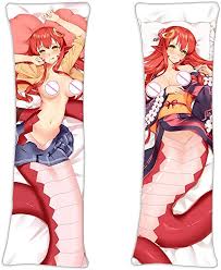 Amazon Com Niyoke Miia Monster Musume Everyday Life With Monster Girls Japanese Textile Smooth Knit Anime Body Pillowcase 100 Polyester 59x19 6in Throw Pillow Case Cushion Cover Home Kitchen