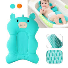 Shop for soft baby pillow at bed bath & beyond. Babies Bloom Green Pig Design Baby Portable Bath Pad Tub Pillow For Newborn Without Strap Amazon In Baby Products