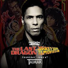Throwing it back to the very first Jaret Goes to the Movies LIVE!  @iamtaimak from THE LAST DRAGON! One of mine and my brother's favorites!  What a night! I do admit missing