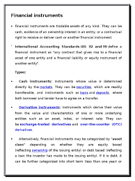 Resources that are expected to be consumed within the current period are classified as current. Financial Instruments Noor 2 Derivative Finance Securities Finance