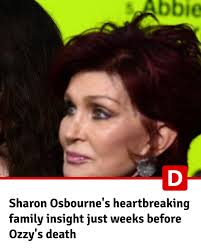 Sharon Osbourne opened up about her family life in a candid chat weeks  before her husband Ozzy Osbourne's death at the age of 76, and shared a  heartbreaking cancer battle detail