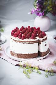 Himbeer Schoko Torte Fraulein Meer Backt Schoko Himbeer Kuchen Kuchen Ohne Backen Schoko Biskuitboden