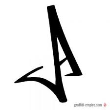 A video of how to draw graffiti letter a with procreate the key areas of the letter a and the concept of key areas Graffiti Letter A Inspirational Images And Tutorial Graffiti Empire