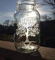 Proudly made in america · discounts for bulk orders Mason Jar Tree Of Love Tree Of Life Weddings By Etchedexpressions 9 50 Mason Jars Tree Of Life Jar