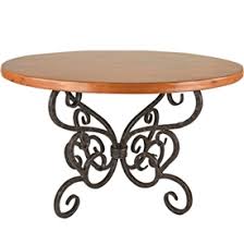 Tucson wrought iron dining set. Wrought Iron Dining Tables 30 Unique Handcrafted Styles