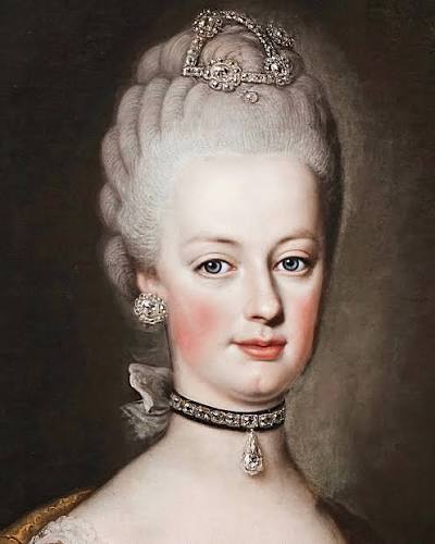 ⚜️ Marie Antoinette at the age of 15, 1770. Painted by John Michael  Millitz. The young Dauphine is thin without dryness, like a young person  who is not yet fully formed. She