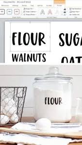 The custom label will be added to the list with the descriptive name you. How To Make Custom Font Pantry Labels In Microsoft Word Angela Marie Made