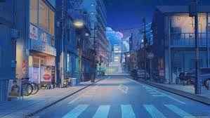 Tokyo Street Night By Arsenixc Deviantart Anime Scenery Wallpaper Anime Scenery Anime Background