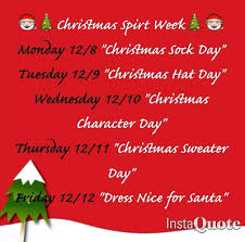 These props are not exactly a christmas game but a fun activity for. Themes School Spirit Week School Spirit Days Holiday Spirit Week