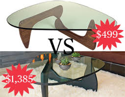 Isamu noguchi designed coffee table with original glass top by herman miller. Knock Off Noguchi Style Coffee Table Moneysense