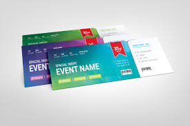 Premium Event Ticket Template Graphic Templates Event Ticket Template Ticket Template Event Tickets Design