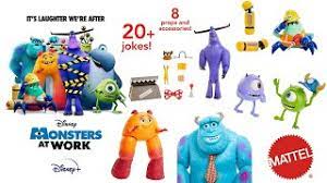 Six months after the events of monsters, inc., the city of monstropolis is now fueled with the sound of laughter. First Look Mattel Disney Monsters At Work Toys Revealed Youtube