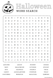 Each of the words in the word bank is hidden in the word search. Word Search Halloween Coloring Pages Printable