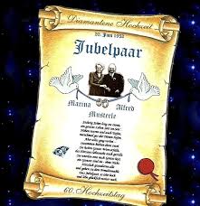 Diamantene Hochzeit 60 Hochzeitstag Geschenk Urkunde Diamanten Jubilaum Ebay Diamantene Hochzeit Hochzeitstag Geschenk 60 Hochzeitstag