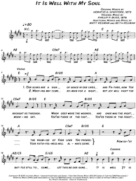 Read or print original it is well with my soul lyrics 2020 updated! Matt Redman It Is Well With My Soul Sheet Music Leadsheet In E Major Transposable Download Print Sku Mn0151297