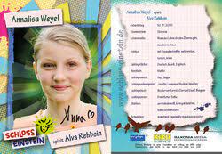 Alte freunde werden begrüßt und neue schülerinnen lernen sich kennen. Annalisa Weyel Schloss Einstein Wiki Fandom