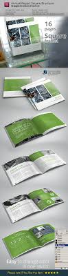 Annual Square Indesign Brochure Book Design Layout Brochure Brochure Design