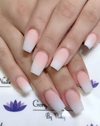 Follow my instagram @lizzs_acrylic_nails facebook liz guild. Matte Pink And White Ombre Acrylic Nails Nail And Manicure Trends