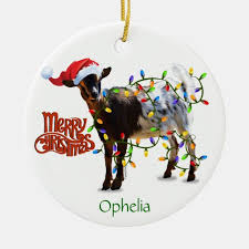 Naughty Christmas Goat And Your Goat Photo Ceramic Ornament Zazzle Com Naughty Christmas Funny Christmas Decorations Ceramic Ornaments