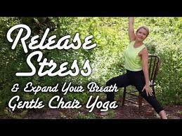 happy chair yoga youtube yoga release stress chair yoga