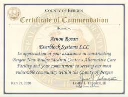 Certificate of appreciation templates : Everblock Receives Honorary Certificate Of Commendation For Coronavirus Aid Everblock Systems