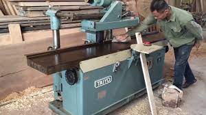 Can't you do it with a machine? Amazing Woodworking Machines Automatic Surface Planer Japanese Produced In 1988 Wood Work Youtube