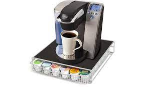 Sold and shipped by myofficeinnovations. 36 K Cup Holder Rack Storage Fits Keurig Coffee Pod Chrome Drawer Organizer Mat Groupon