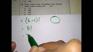 Titik itulah yang kucari dengan memperhatikan reaksi mbak wati. Soal Tentang Permutasi Siklis Youtube