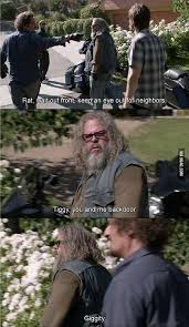 26 Of The Funniest Moments From Sons Of Anarchy Sons Of Anarchy Funny Moments Sons Of Arnachy