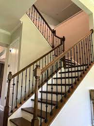 As a finishing touch, he helps install a door to the. Master Fabrication Wrought Iron Staircase Design Center Residential Stair Design