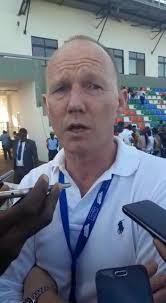 Township Rollers Coach Frank Nuttall after winning 3-1 against BDF XI  #KillerPass #MascomTop8 #Dzodusakwazokwazo