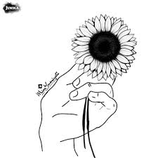 Inilah 9 gambar bunga matahari hitam putih untuk diwarnai pesona dunia. Sunflower Doodle Sunflower Doodles Art
