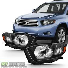 Amazon's choice for 2009 toyota highlander halogen headlight bulb. Headlights For 2009 Toyota Highlander For Sale Ebay