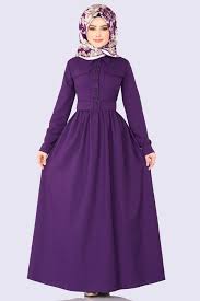 Modaselvim Elbise Beli Buzgulu Cepli Elbise 1013bgs354 Mor Hijab Fashion Dresses Fashion