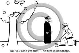 It's about fruits and trees and some kind of poison or something? Fruit Of The Poisonous Tree