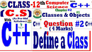 Class 12 Cs With C Chapter 2 Classes Objects Study Tech This Or That Questions Chapter Study