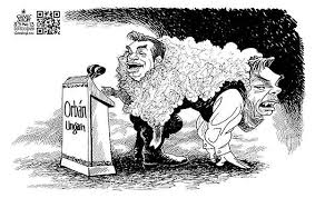 En eğlenceli, en komik, sosyal medyada en çok paylaşılan ve en çok beğenilen karikatürleri sizler için derledik. Oliver Schopf Politische Karikatur Ungarn Viktor Orban Und Der Wolf Im Schafspelz