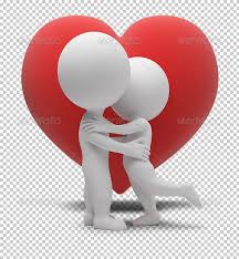 3d Small People Love Decorazioni