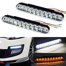 Shien Tm 2x 30 Led Car Daytime Running Light Drl Daylight Lamp With Turn Lights Brought To You By Avarsha Com Running Lights Turn Light Car Lights