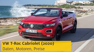 Maybe you would like to learn more about one of these? Vw T Roc Cabrio 2020 Daten Motoren Preise Adac Youtube