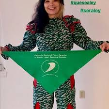 La oficialista austin se colocó el pañuelo verde en el cuello para visibilizar su respaldo al aborto legal. Bjork Poso Con El Panuelo Verde Y Apoyo La Ley Por El Aborto Legal En La Argentina Clarin